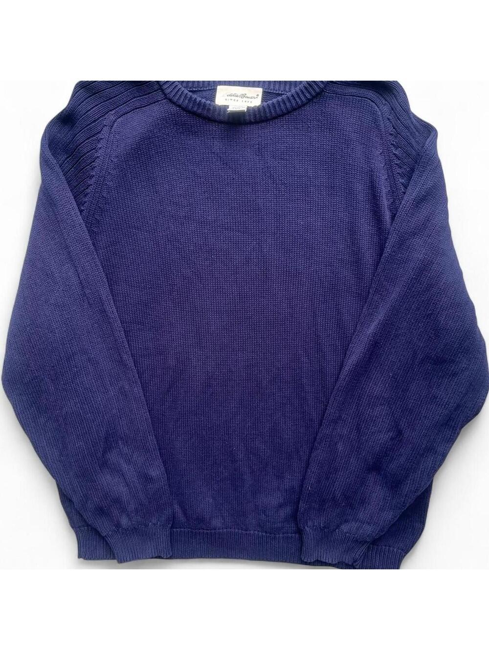 Vintage 90s Eddie Bauer Heavyweight Ribbed Knit Sweater
